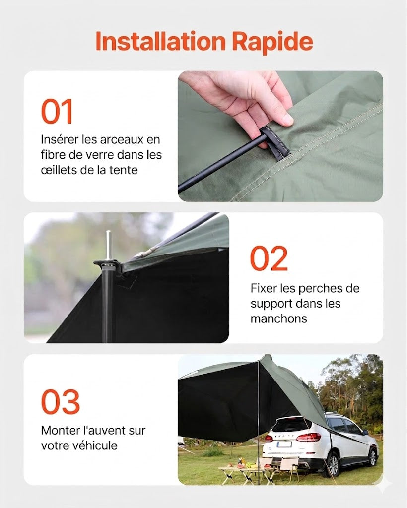 Auvent Arrière de voiture